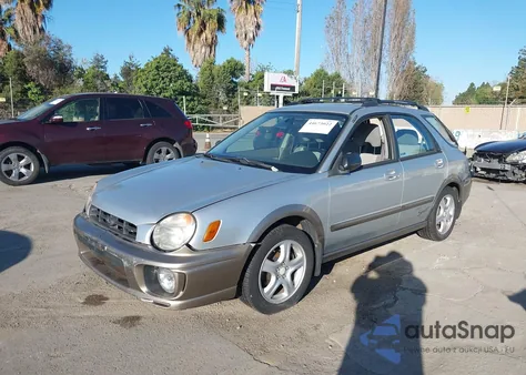2003 Subaru Impreza Outback Sport из США, поврежденный, VIN JF1GG68503G806161